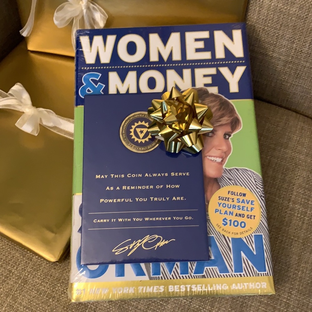 Suze Orman Book Finance Advice Women & Money Hardcover Sealed with bonus gift